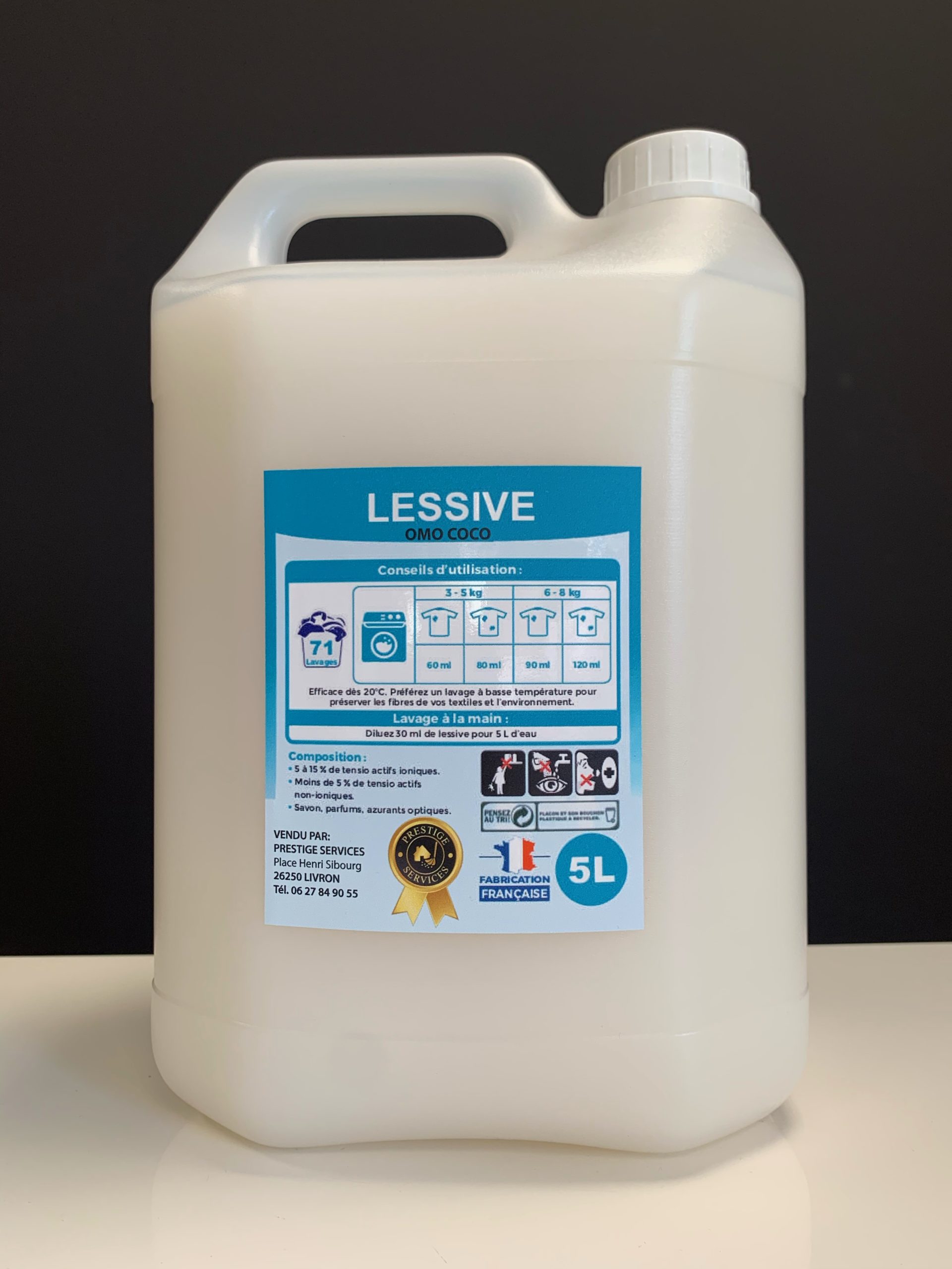 Lessive liquide Coco – PRESTIGE SERVICES